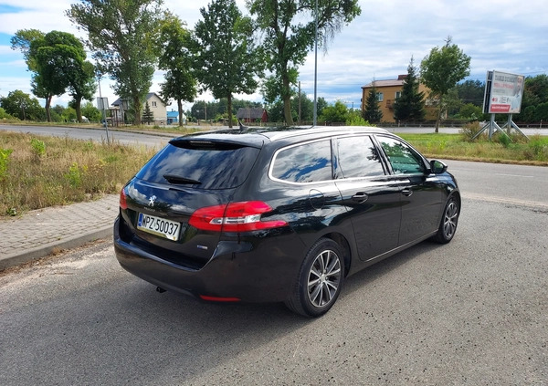 Peugeot 308 cena 39900 przebieg: 169900, rok produkcji 2017 z Przasnysz małe 254